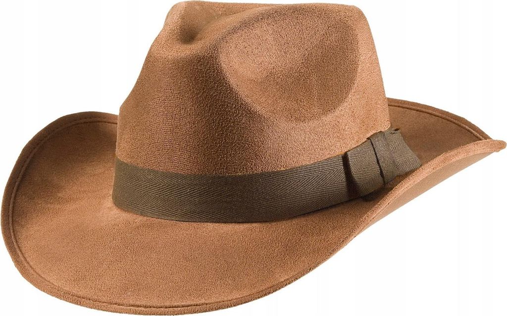 Hnědý cestovatelský klobouk Cowboy Safari Western Wild West Obrázek produktu 