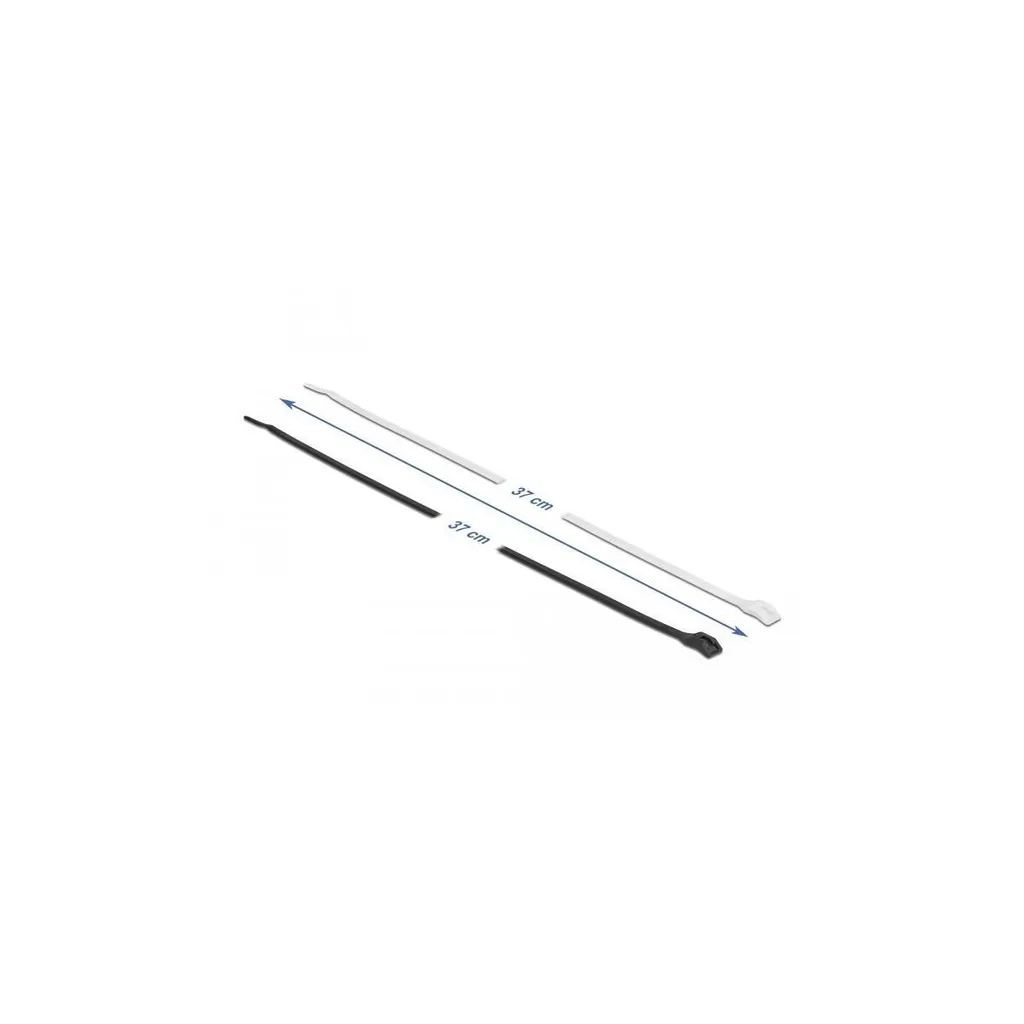 Fascette Serracavo Delock Testa Piatta 370mm x 3.6mm | Confezione 100pz