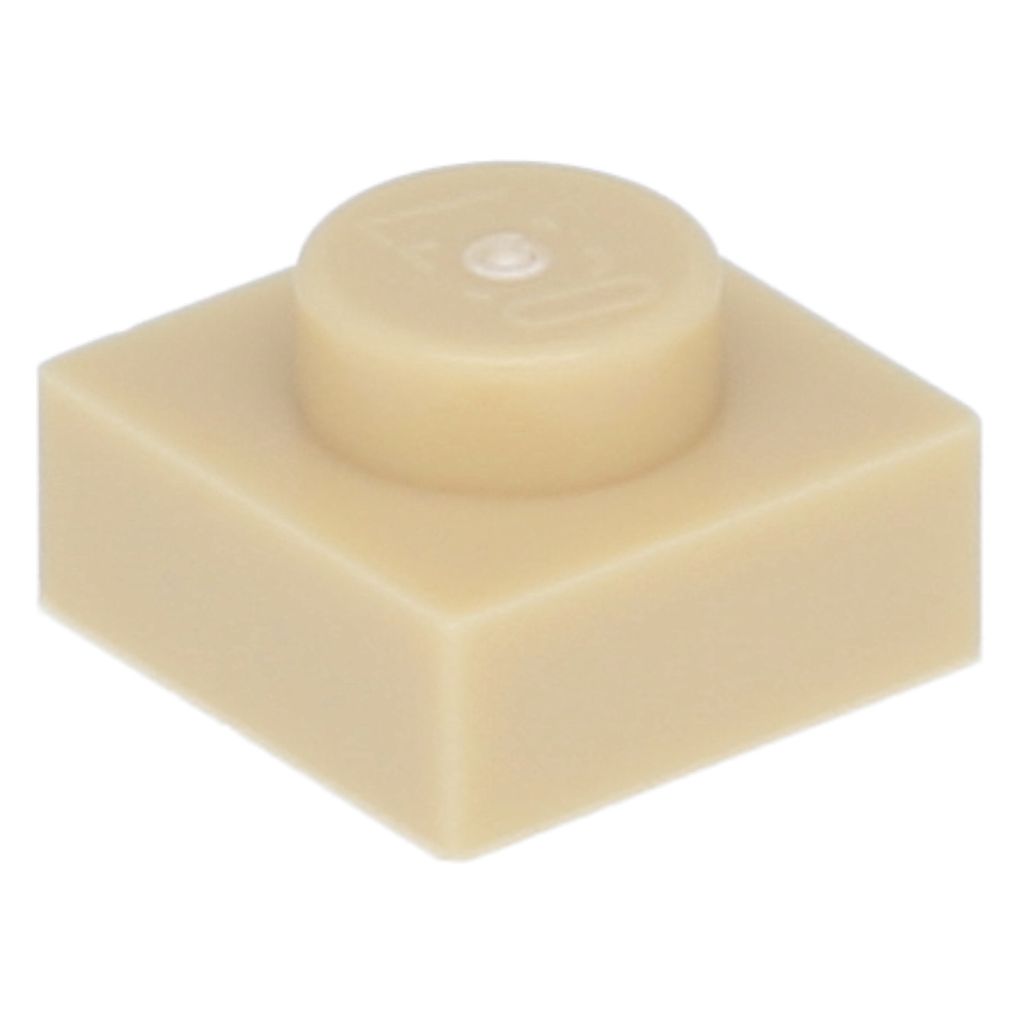 3024 Tan Plate 1 x 1 Zdjęcie produktu 