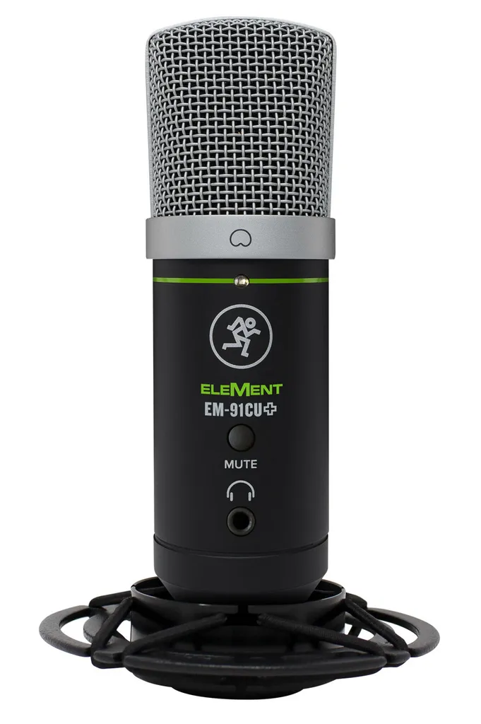 Microphone de Studio USB Mackie EM-91CU+ Condensateur pour PC et Mac