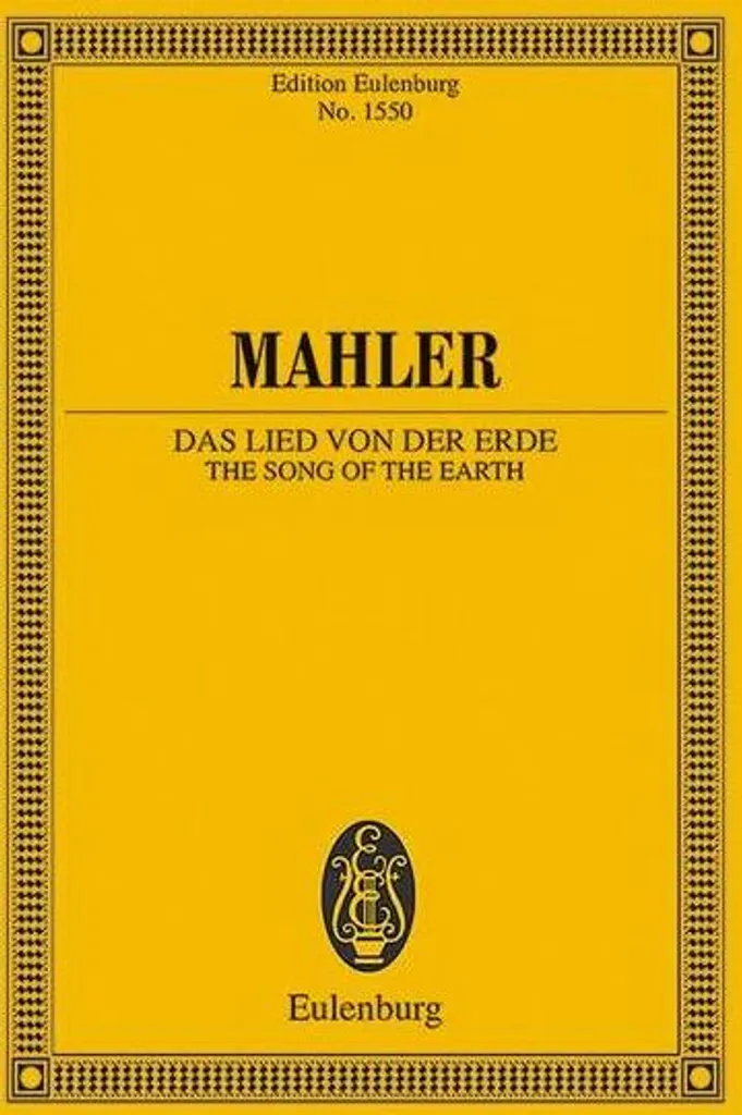 Das Lied von der Erde partition chorale grand texte lisible sans reflet