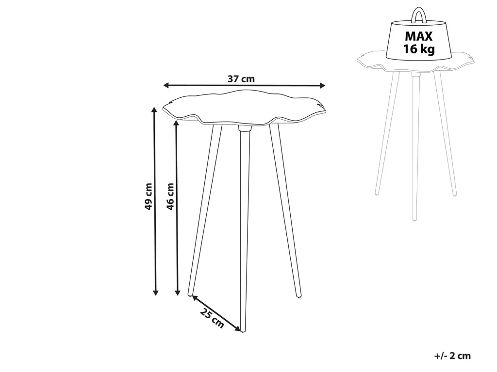 Table basse compacte et stable pour sublimer les petits salons mats - 3