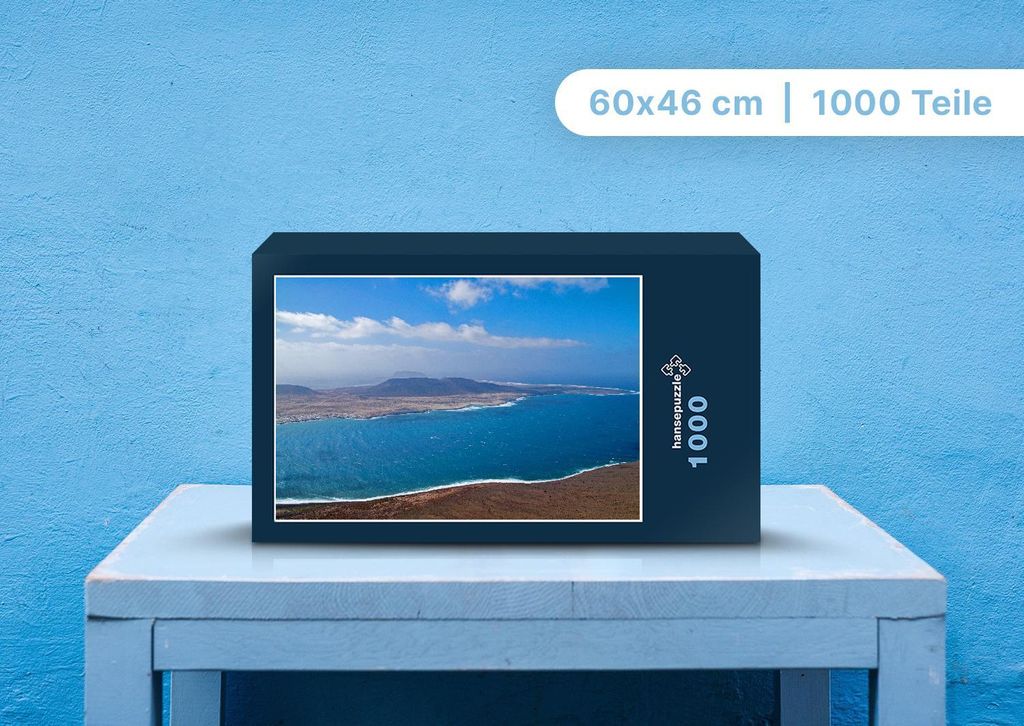 hansepuzzle 107940 - Meer Puzzle, 1000 Teile, Natur, 60,0 x 46,0cm mit hochwertiger Aufbewahrung, Kartonbox und wiederverschließbarem Beutel