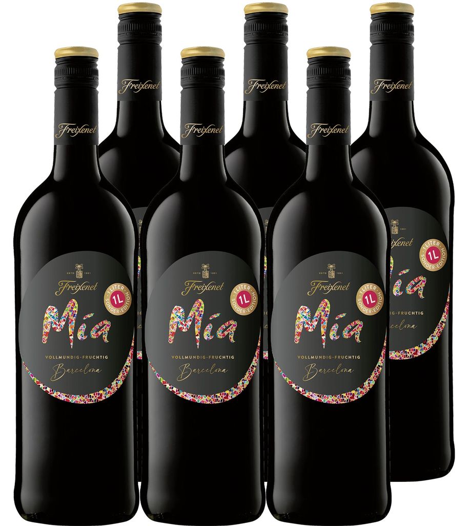 Freixenet Mia Tinto Spanischer Rotwein (6x1,0l) Set - 1,0 Produktbild 