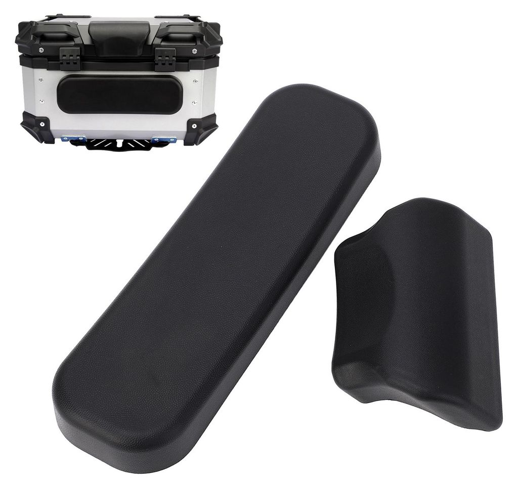 Motorrad Top Box Rückenlehne selbstklebend Top Case Beifahrer Rückenlehne Pad Aufkleber für 22L 25L 28L 32L Top Box