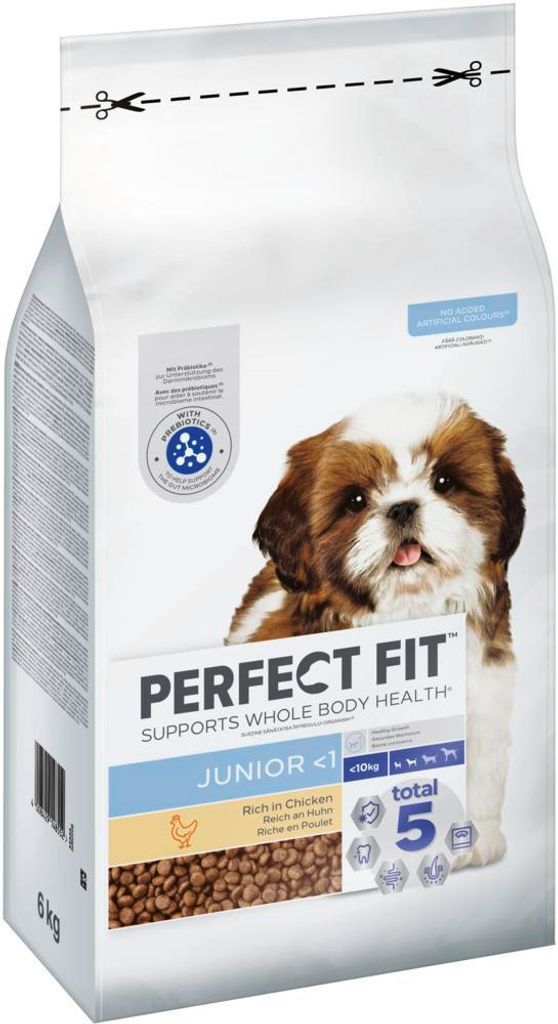 PERFECT FIT™ Hund Junior <1 XS/S <10kg mit Huhn 6 kg Produktbild 