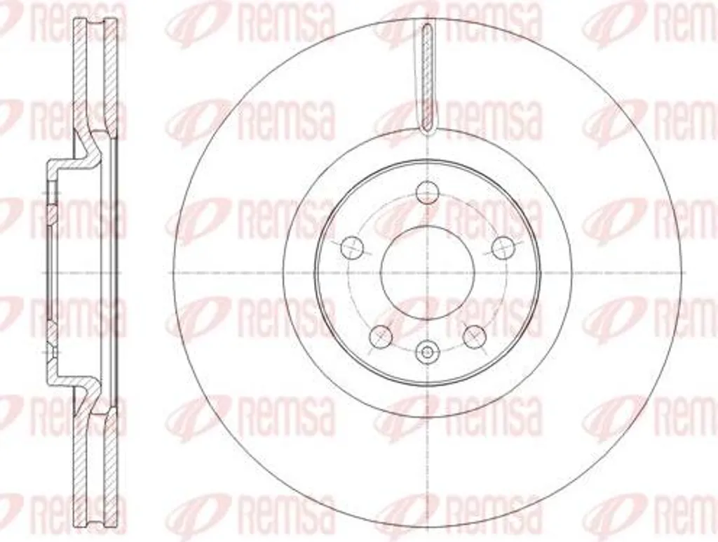 Équipement de freinage sécurisé pour Volvo XC90 Disque REMSA 31471752