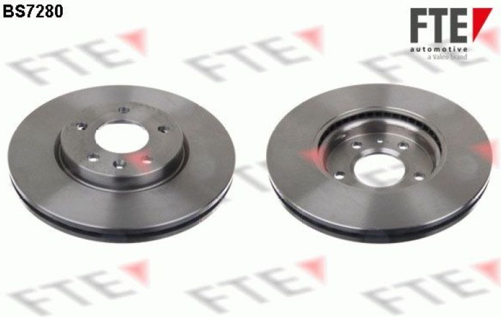 2 Bremsscheiben Vorderachse belüftet Ø 300 mm 26 mm FTE für u.a. OPEL ASTRA