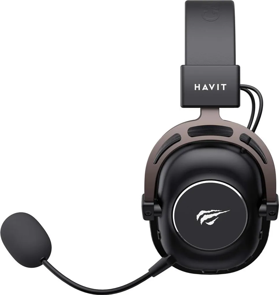 Havit H2002YG - cuffie da gioco nere e ocra - 3