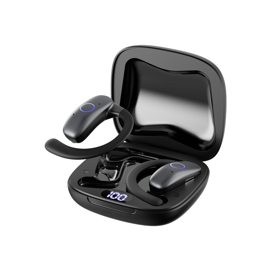 JYX Schwarze KI-Übersetzungs-Kopfhörer Bluetooth 5.4 Produktbild 