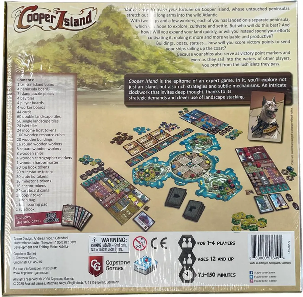 Cooper Island Jeu de Société pour Soirée Jeux Expert Édition Anglaise