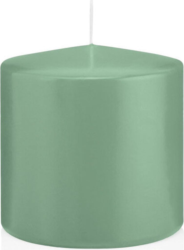 Stumpenkerzen Reseda 100 x Ø 98 mm, 6 Stück