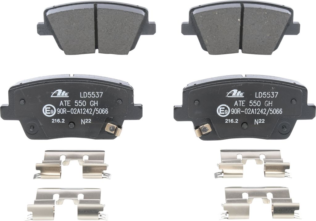 ATE Bremsbeläge Satz Hinten für HYUNDAI i30 Schrägheck (PDE, PD, PDEN) 13.0470-5537.2