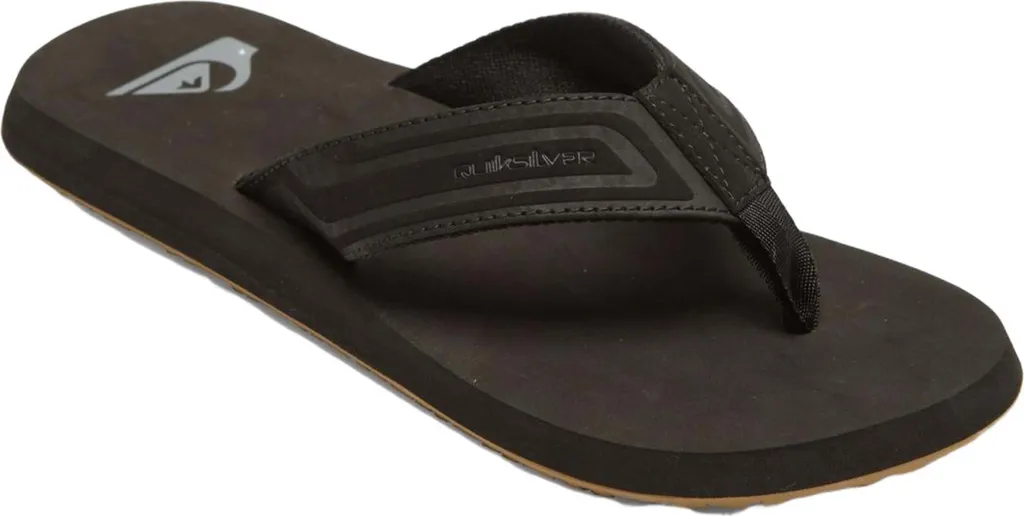 Sandales de Plage Quiksilver Noir AQYL101324 Claquettes Homme en 44