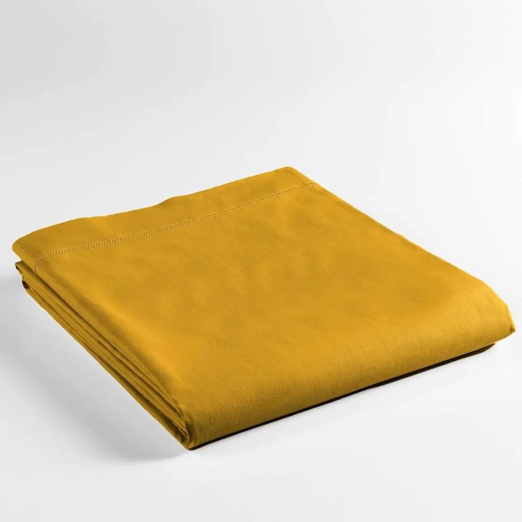 Lenzuolo Piano Cotone Lina Giallo - Economico e Resistente