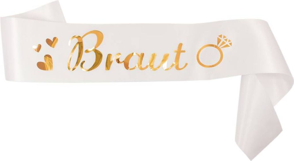 Oblique Unique Schärpe Braut JGA Junggesellinnenabschied Produktbild 
