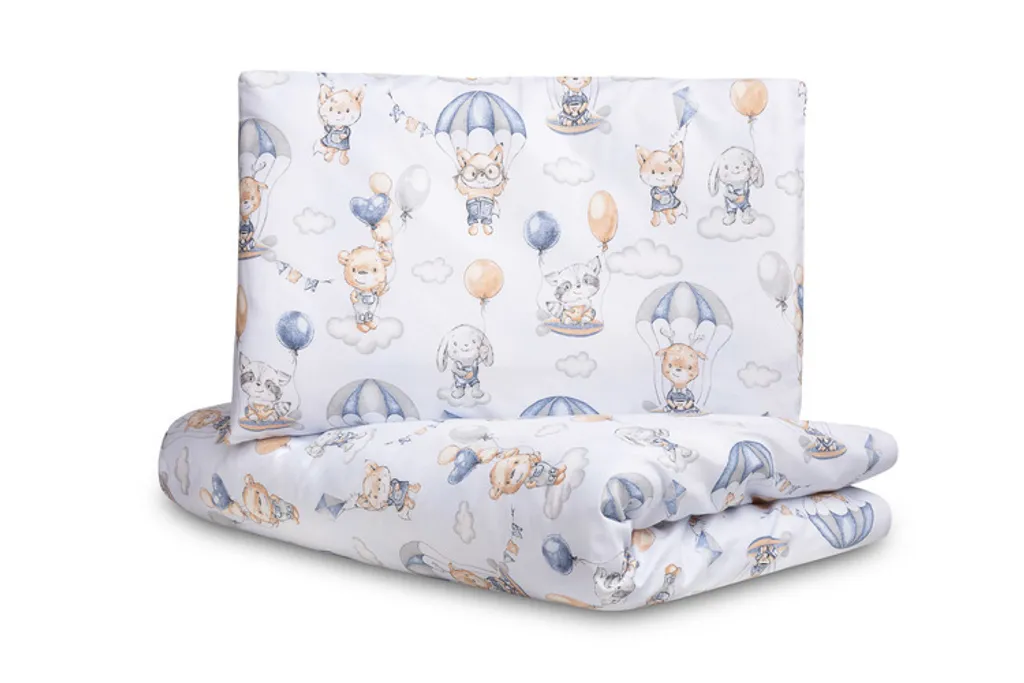 Ensemble de literie 100% coton pour enfants Sensillo Nuages et Douceur