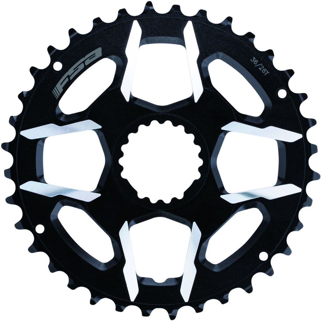 FSA Kettenblatt MTB K-Force Direct Mount Modular 36 T Schwarz - CNC-gefräst, ...