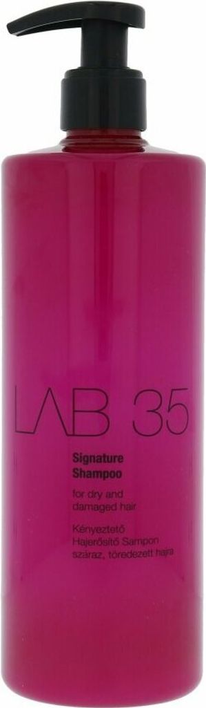 Kallos Lab35 Signature Shampoo, 500 ml, Shampoo, Nicht-professionell, Frauen, beschädigtes Haar, trockenes Haar, Feuchtigkeitsspendend, Schutz, Re...