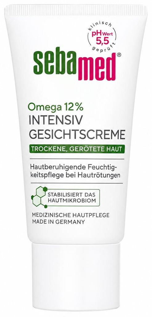 Sebamed Intensiv Gesichtscreme für trockene gerötete Haut Produktbild 