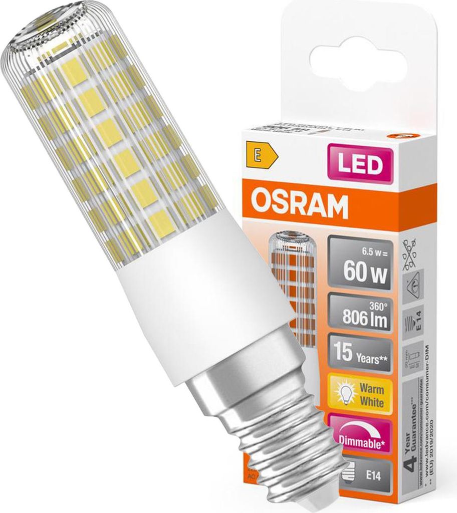 Osram 4058075607316 Lampadina LED Bianco caldo 2700 K 7 W Immagine del prodotto 