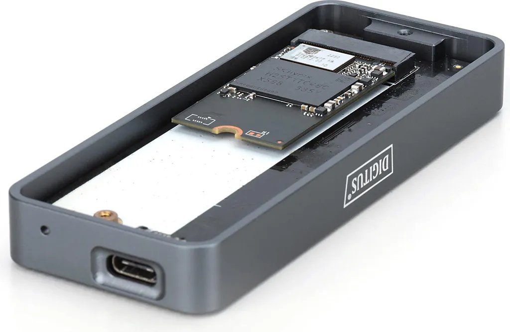 Boîtier de disque dur externe M.2 SSD USB avec accessoires inclus