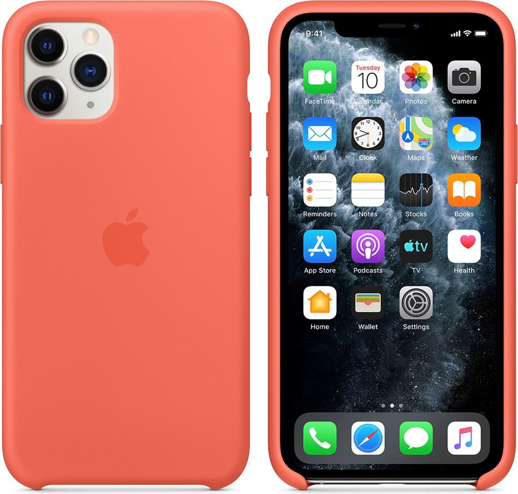 Apple Silikon Case iPhone 11 Pro clementine Image du produit 
