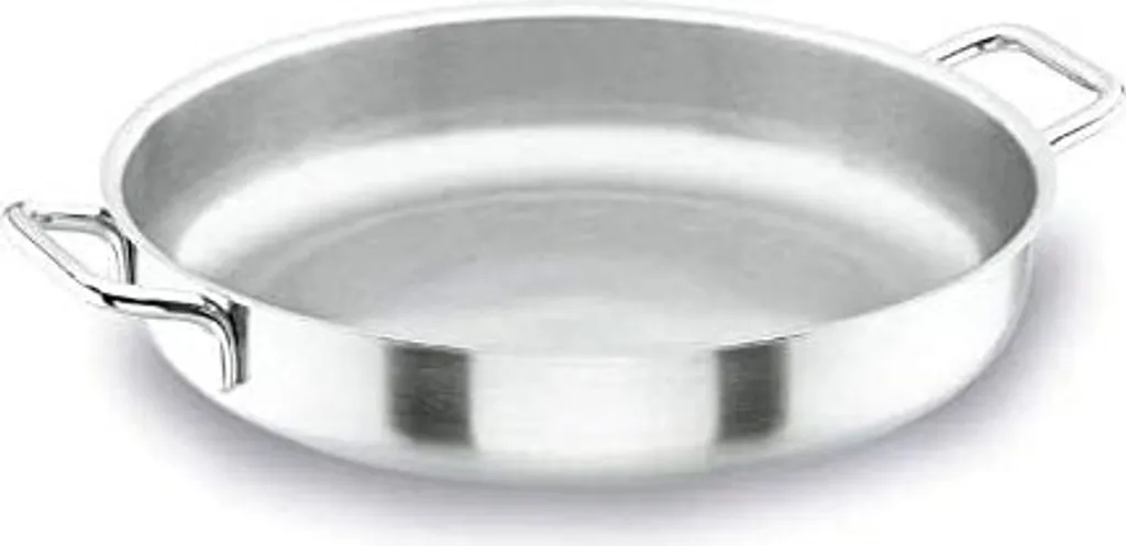Lacor 50645W Padella per Friggere 45cm Acciaio Inox Uso Esterno