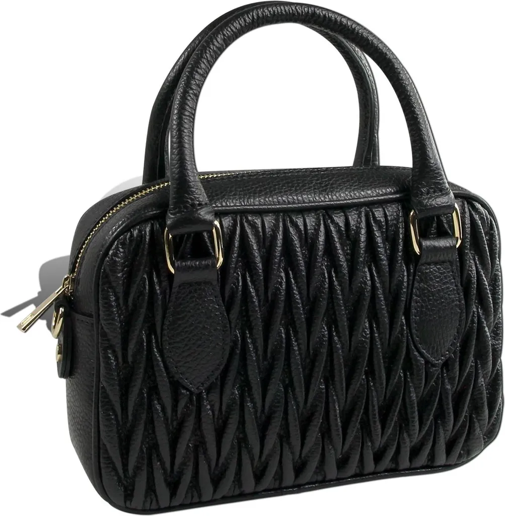 Sac de bureau noir en cuir pour femme active et élégante
