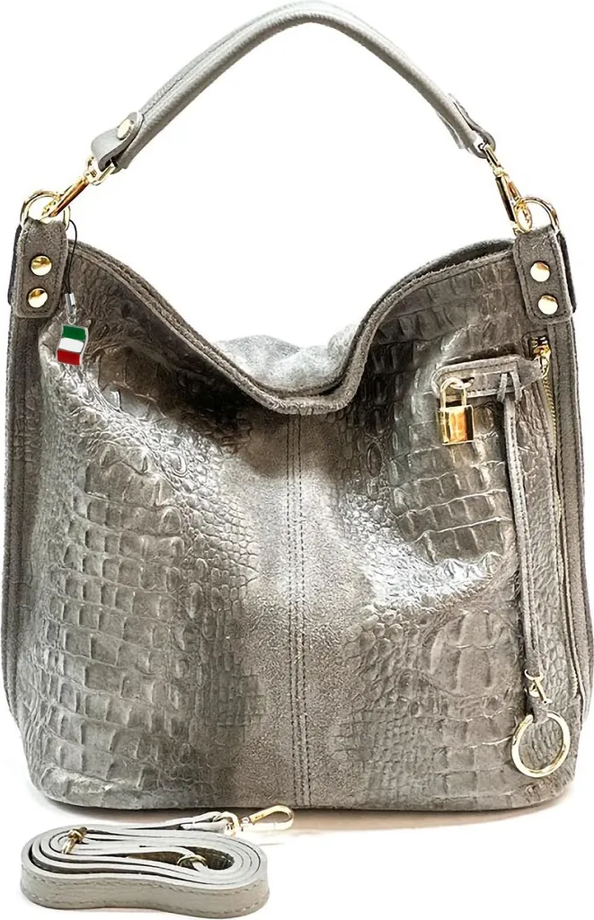 Borsa Lavoro Donna Florence Grigio OTF162K Pelle Spaziosa - 3