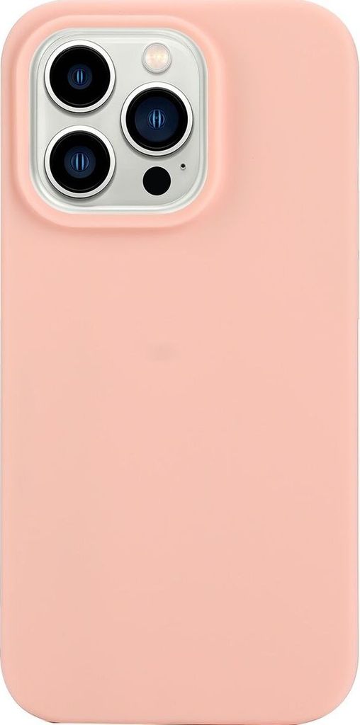 Mobigear Colors iPhone 14 Pro Hülle Flexibles TPU Backcover - Pastellrosa