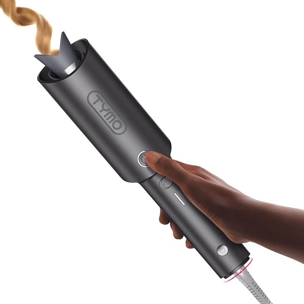 Lockenstab Automatisch Hitzeschutz Beach Waves Lockenstäbe 25mm mit 3 Temperaturstufen, 160-210°C, Automatischer Rotierender für Große & Kleine...