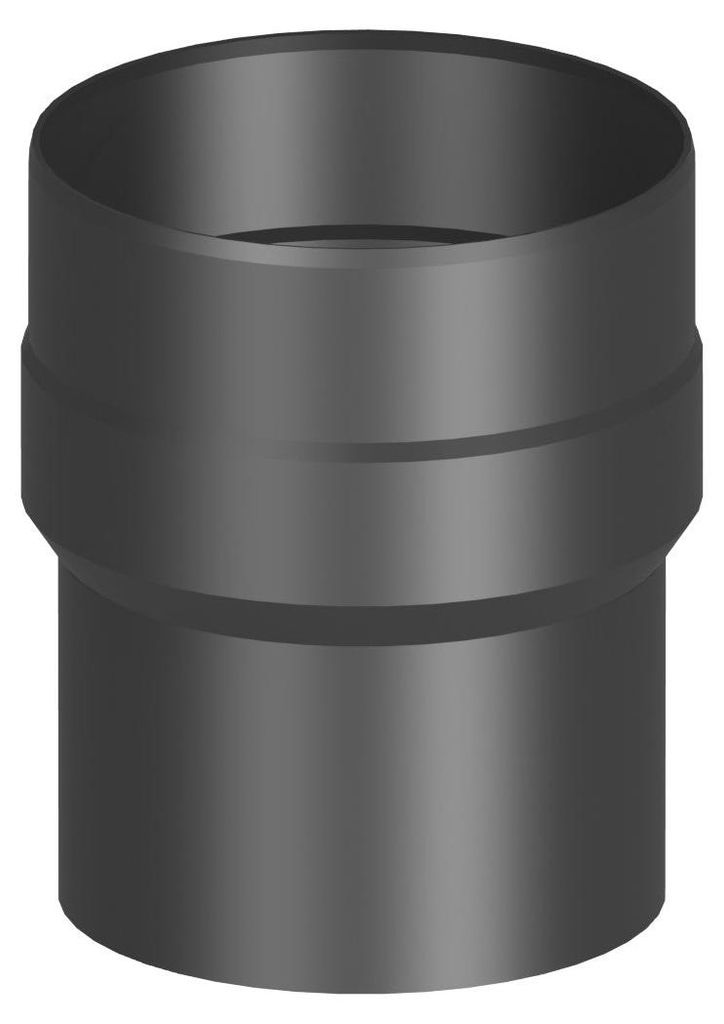 Erweiterung Ofenrohr/ Rauchrohr Ø 160-180mm, lackiert schwarz