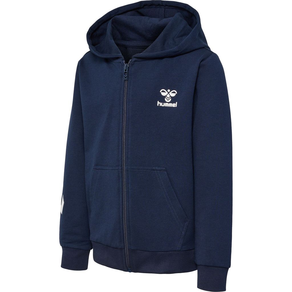 hummel hmlTRECE ZIP HOODIE - BLACK IRIS - 128