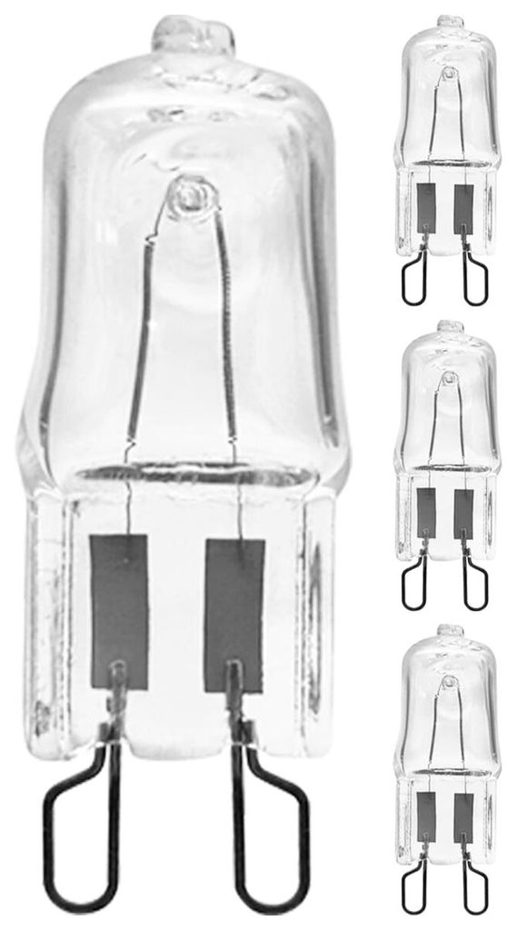 Modee G9 Halogen Stecklampe 28W 370lm 2800K Warmweiß 230V Dimmbar 4 Stück
