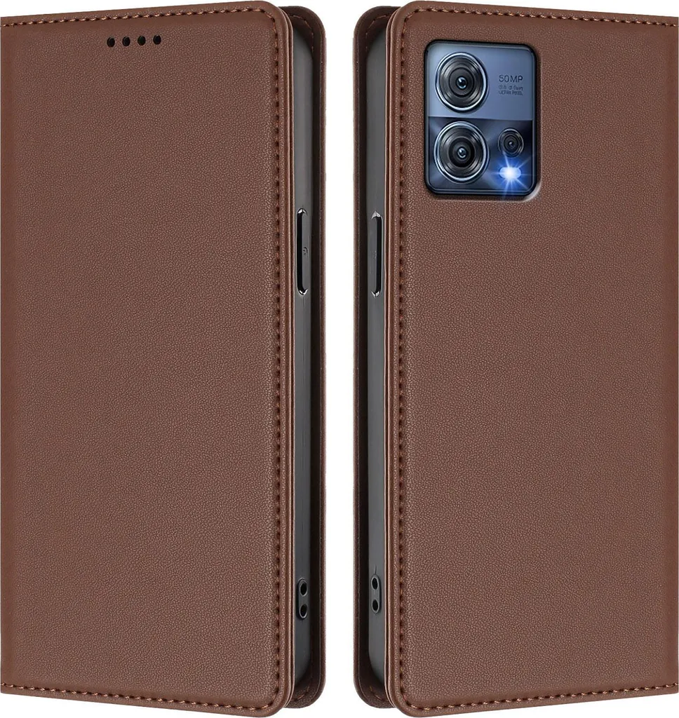 Custodia Motorola Edge 30 Fusion / Moto S30 Pro Flip Cover Marrone