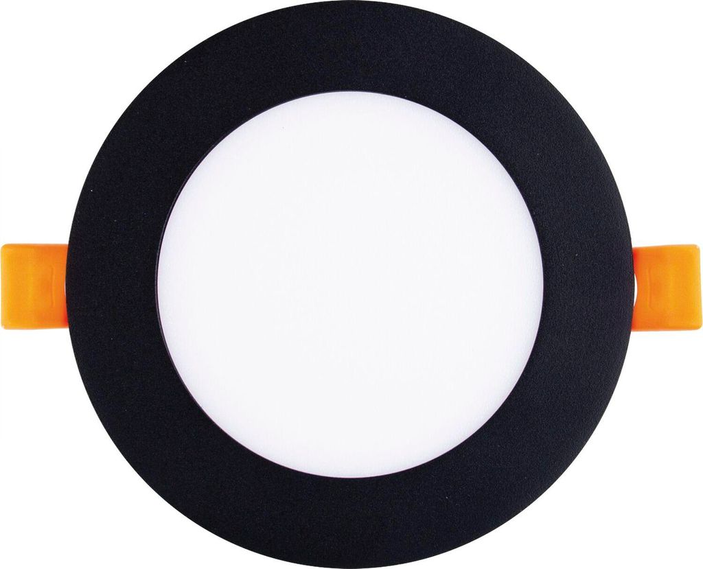 Led Spot - Einbaustrahler 9W 4000K neutralweiß ohne Led-Punkte - Led Deckenspot ø 120mm, schwarz 230V