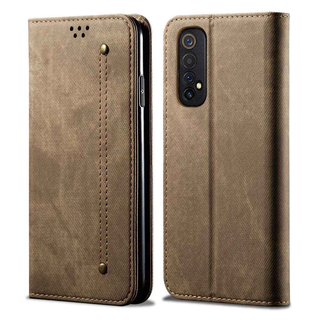 OPPO Realme 7 Pouzdro, Kožené Peněženkové Pouzdro s Obrázek produktu 