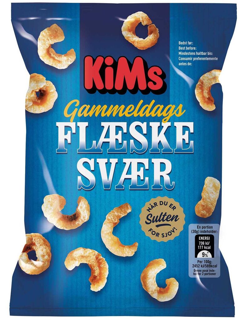 KiMs Gammeldags Flæske Svær 60g Produktbild 