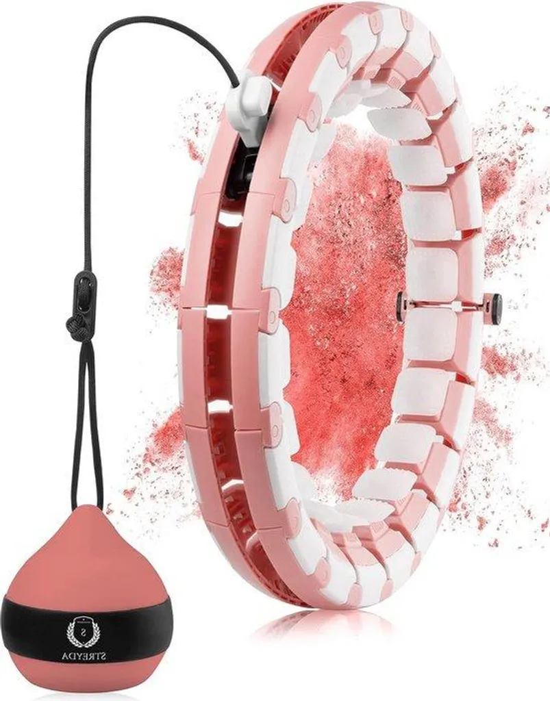 Hula hoop silicone sans douleur - Cerceau fitness adulte pour maigrir