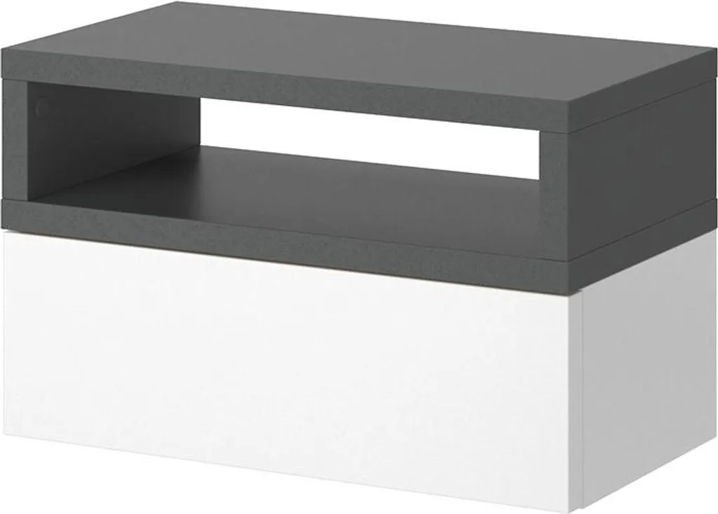 Table de chevet Vicco Urbano anthracite mate 45x28cm robuste et chic