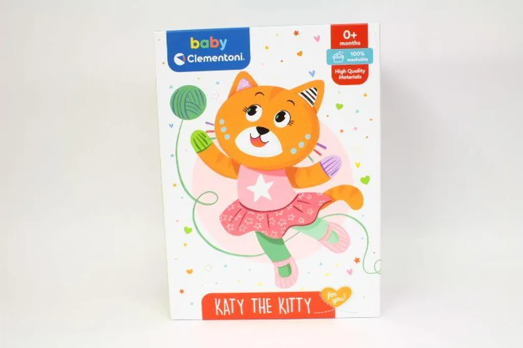 Peluche chat CLE BABY My friend Kitty 17832 - Cadeau de naissance mixte
