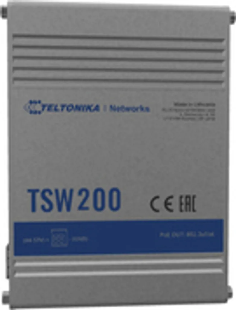 Switch IoT Teltonika TSW200 Gigabit PoE+ 8 Porte per Automazione