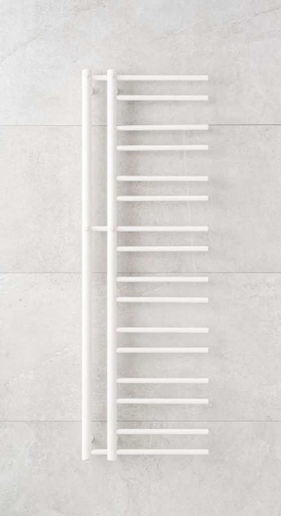 Rohrförmiger Badezimmerschrank PMH Theia T2 500 x 1540 mm RECHTS BORDEAUX STRUCTURED T2RE