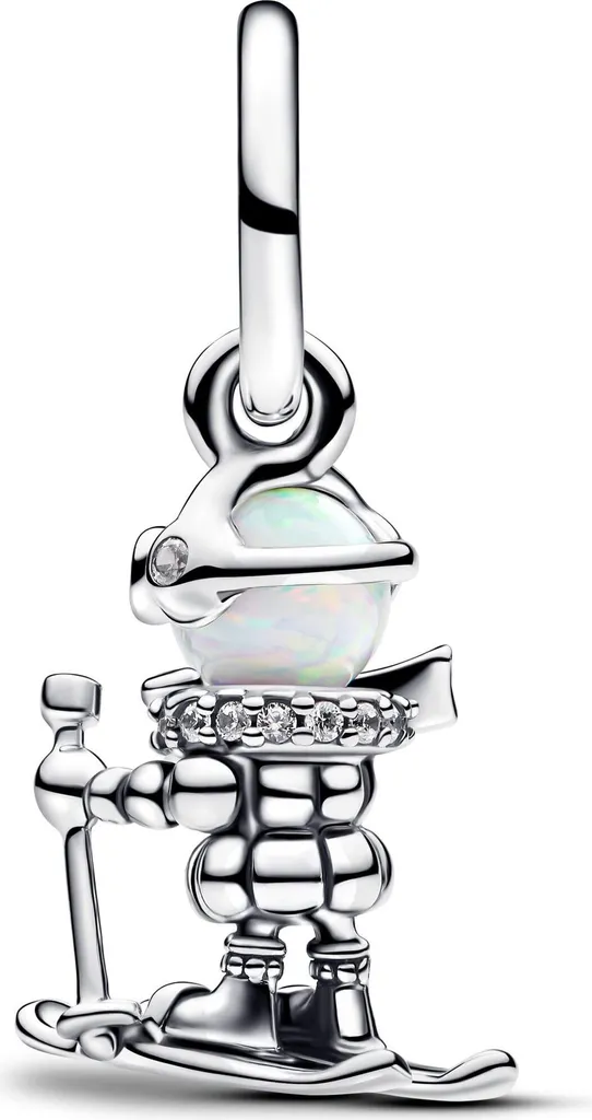Ciondolo Pandora 793514C01 Argento Sterling Sciatore Originale
