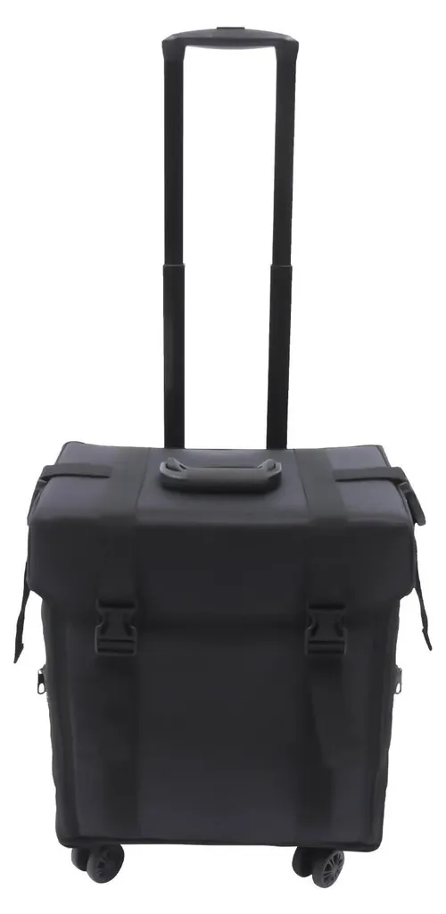 Valise maquillage 2 en 1 pour déplacements et studio de beauté noir