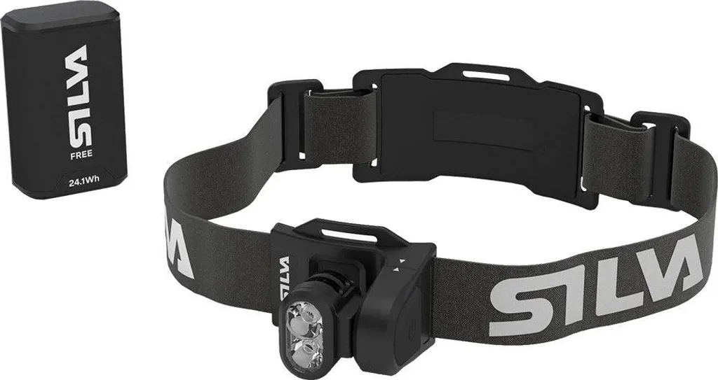 Lampe frontale de trail Silva Free 1200 S pour sport nocturne
