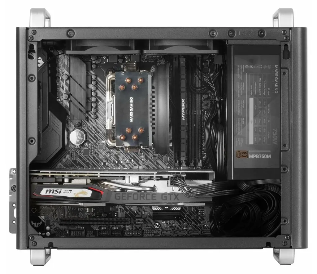 Mars Gaming MCELITE: Case PC Elegante in Metallo con USB-C e Mesh - 2