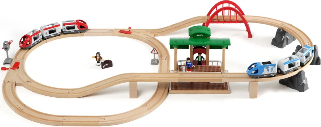 Coffret train voyageurs BRIO 33512 avec 42 pièces et système magnétique pro