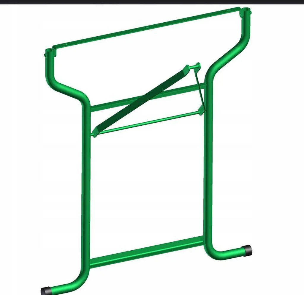 Pieds de table stables en métal vert - Solution pour table basse bancale